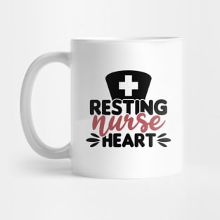 Resting nurse heart Mug